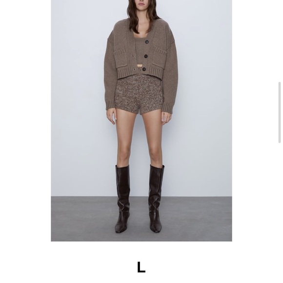 zara cardigan and tank set